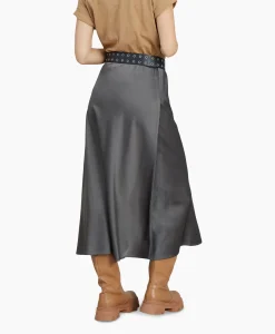 Munthe Midi Rok Babe Groen