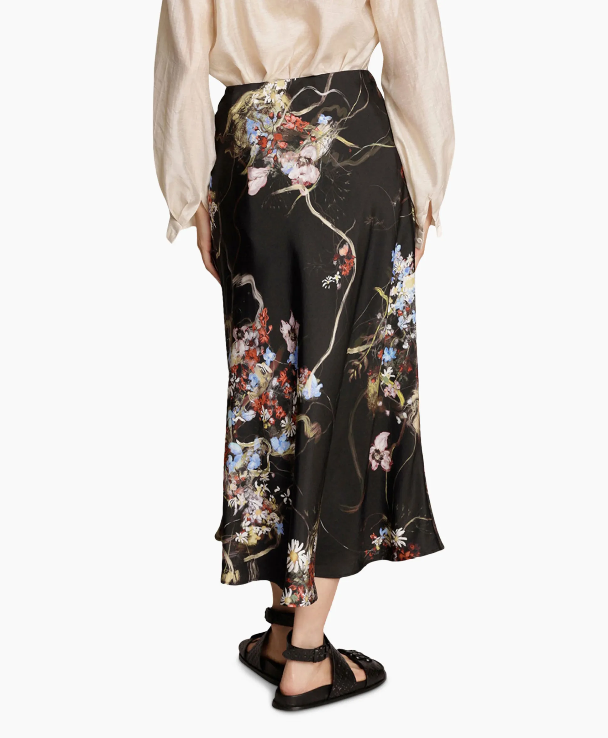 Munthe Midi Rok Carson Off White