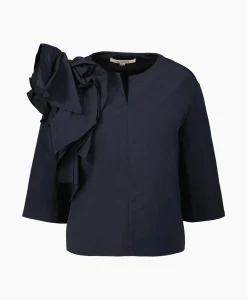 Natan Blouse Ange-Jztkn02 Donker Blauw