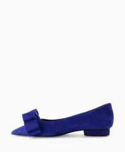 Natan Schoenen Ballerina Cam Electrico Leder Blauw