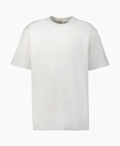 Nn07 T-Shirt Nat Logo Tee Wit
