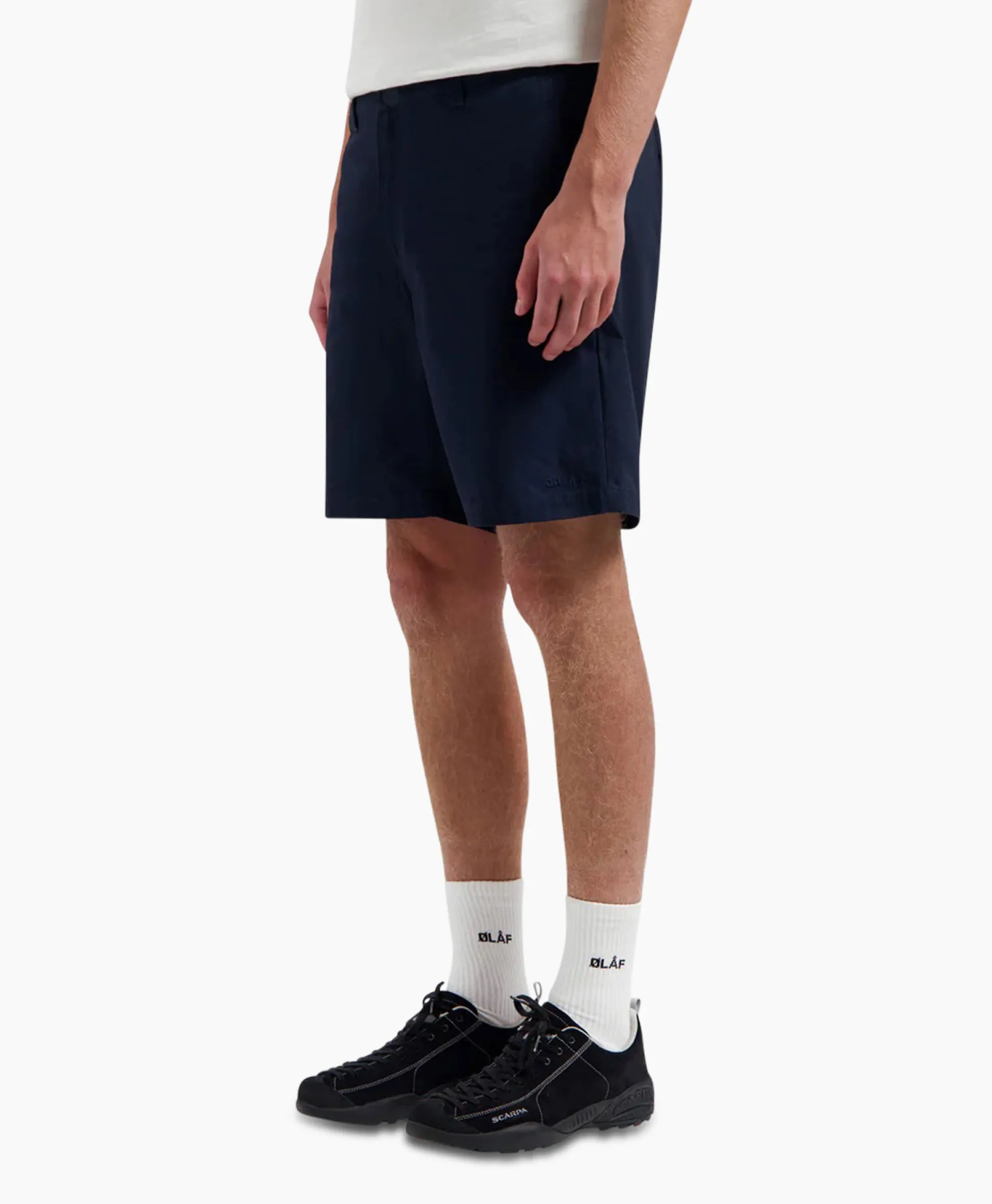 Olaf Hussein Korte Broek Utility Donker Blauw