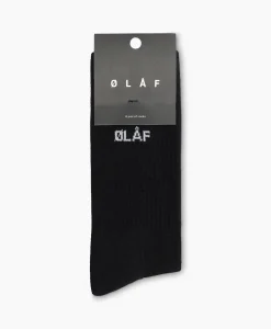 Olaf Hussein Sokken Mini Logo Zwart