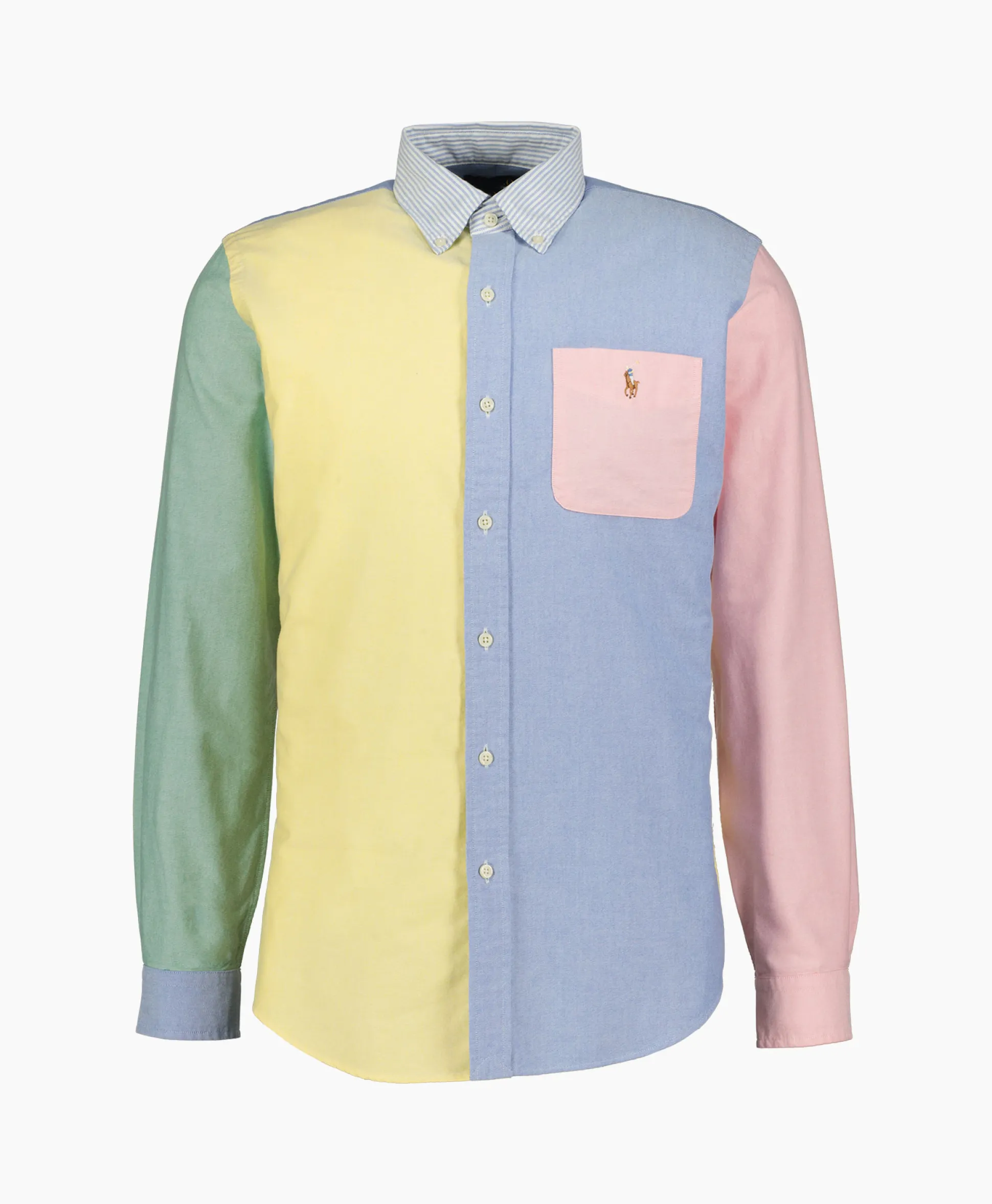 Ralph Lauren Overhemd Classic Oxford Fun Wit Dessin
