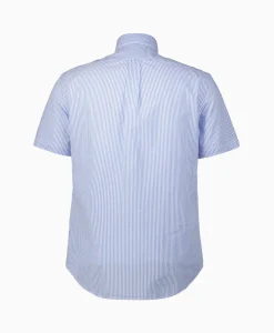 Ralph Lauren Overhemd Seersucker Short Sleeve Licht Blauw