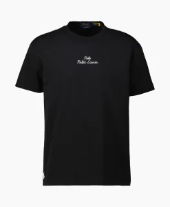 Ralph Lauren T-Shirt Korte Mouw Jersey Mid Logo Zwart