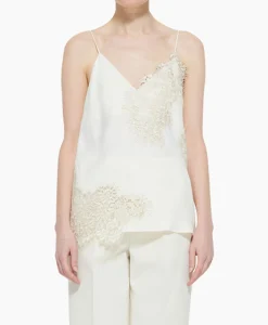 Rohe Top Lace Camisole Ecru