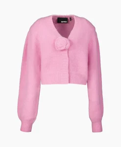 Rotate Vest Knit Cropped Pink
