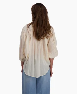 Sea Me Happy Blouse Balloon Beige