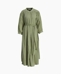 Sea Me Happy Maxi Jurk Balloon Long Double Layered Licht Groen