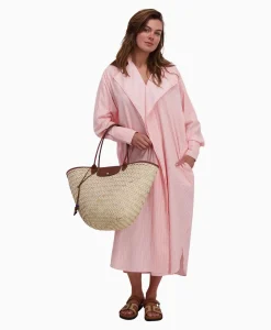 Sea Me Happy Maxi Jurk Penelope Woven Striped Rose