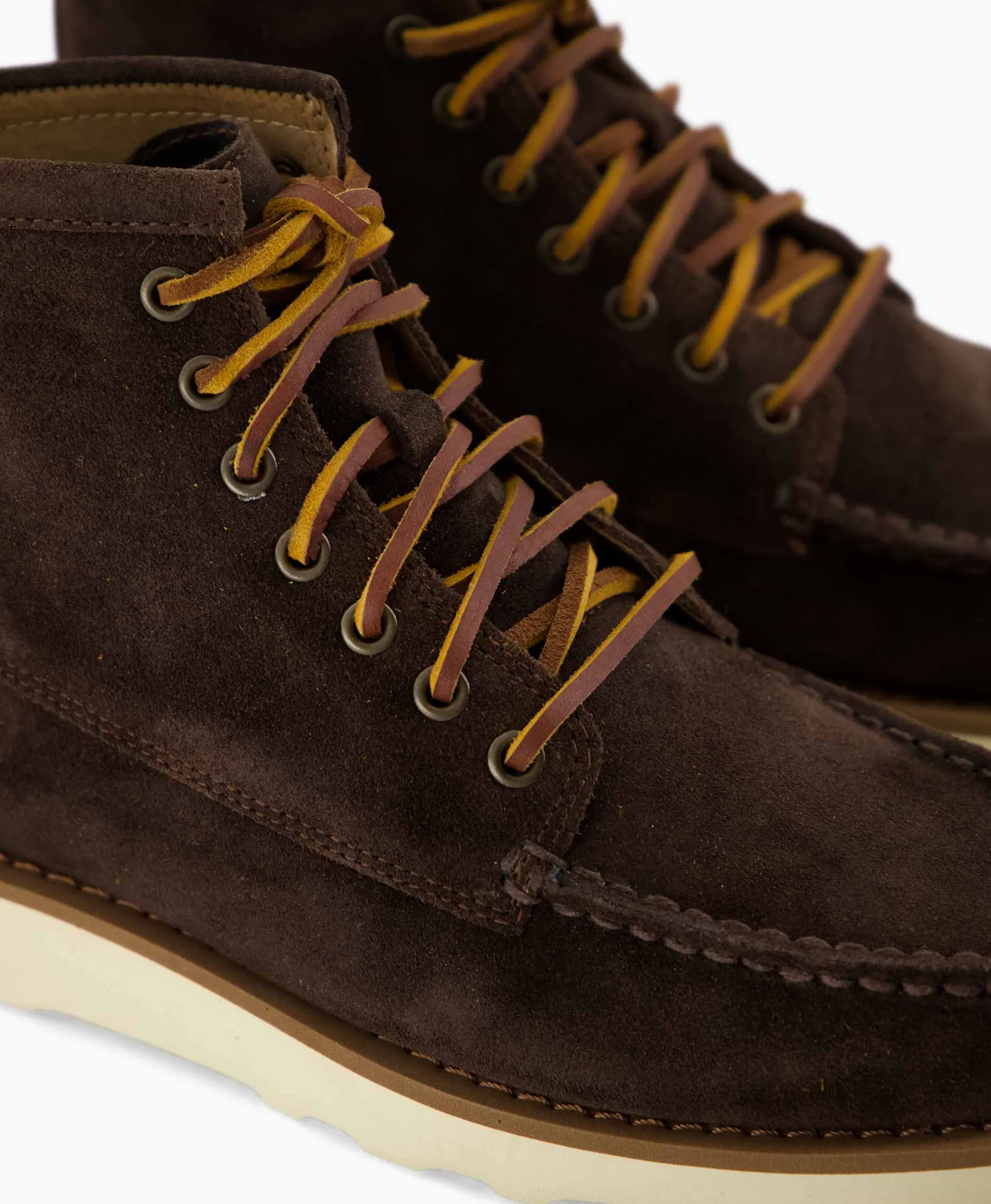 Sebago Veterboot Tala High Oiled Suede Donker Bruin