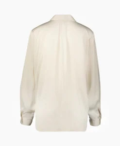 Selected Femme Blouse Talia-Franziska Ls Shirt B Off White