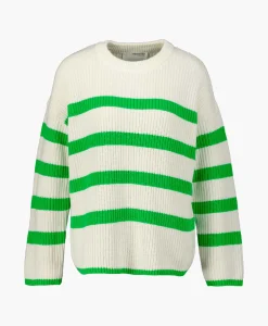 Selected Femme Gebreide Trui Bloomie Ls Knit O-Neck B Noos Off White