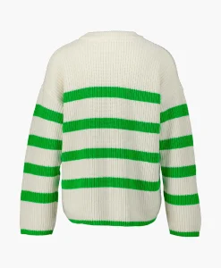 Selected Femme Gebreide Trui Bloomie Ls Knit O-Neck B Noos Off White