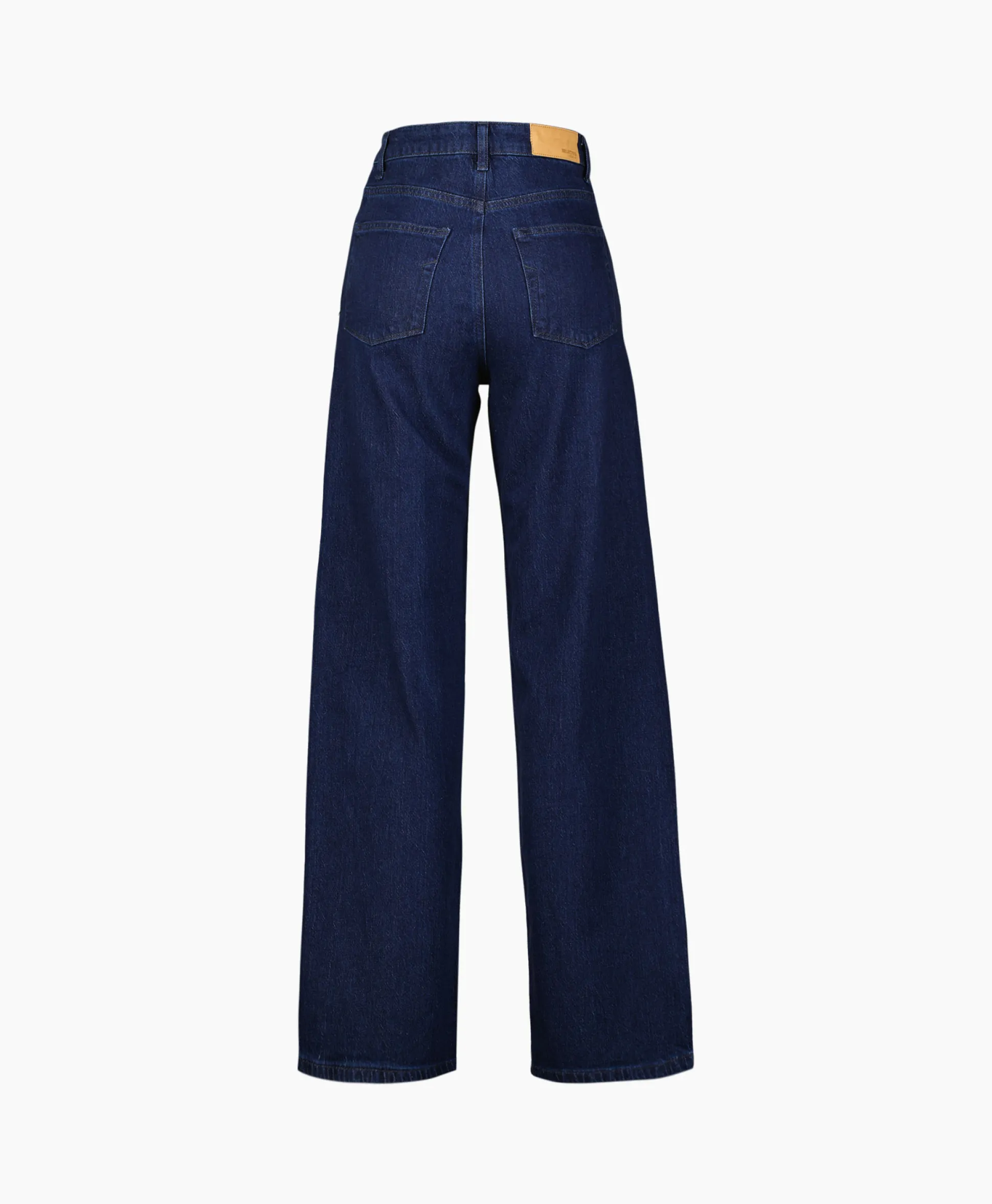 Selected Femme Jeans Marley-Bea Hw Mid Blue Wide Jean Blauw
