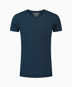 Slater Slater T-Shirt 6610 Donker Blauw