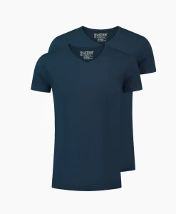 Slater Slater T-Shirt 6610 Donker Blauw