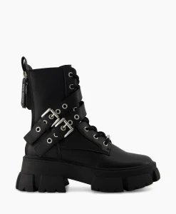 Steve Madden Enkellaars Traction Zwart