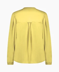 Studio Anneloes Blouse Birdie Ls Satin Geel