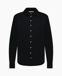 Studio Anneloes Blouse Bobby Pearl Pinstripe Zwart Dessin