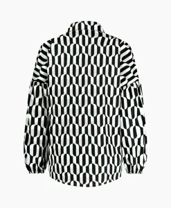 Studio Anneloes Blouse Havana Coffee Beans Zwart Dessin