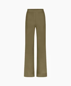 Studio Anneloes Broek Alex Bonded Trousers Bruin Dessin