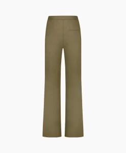 Studio Anneloes Broek Alex Bonded Trousers Bruin Dessin