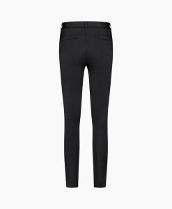 Studio Anneloes Broek Katlyn Shiny Bnd Trousers Zwart