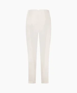 Studio Anneloes Broek Nine Shiny Bonded Trousers Off White