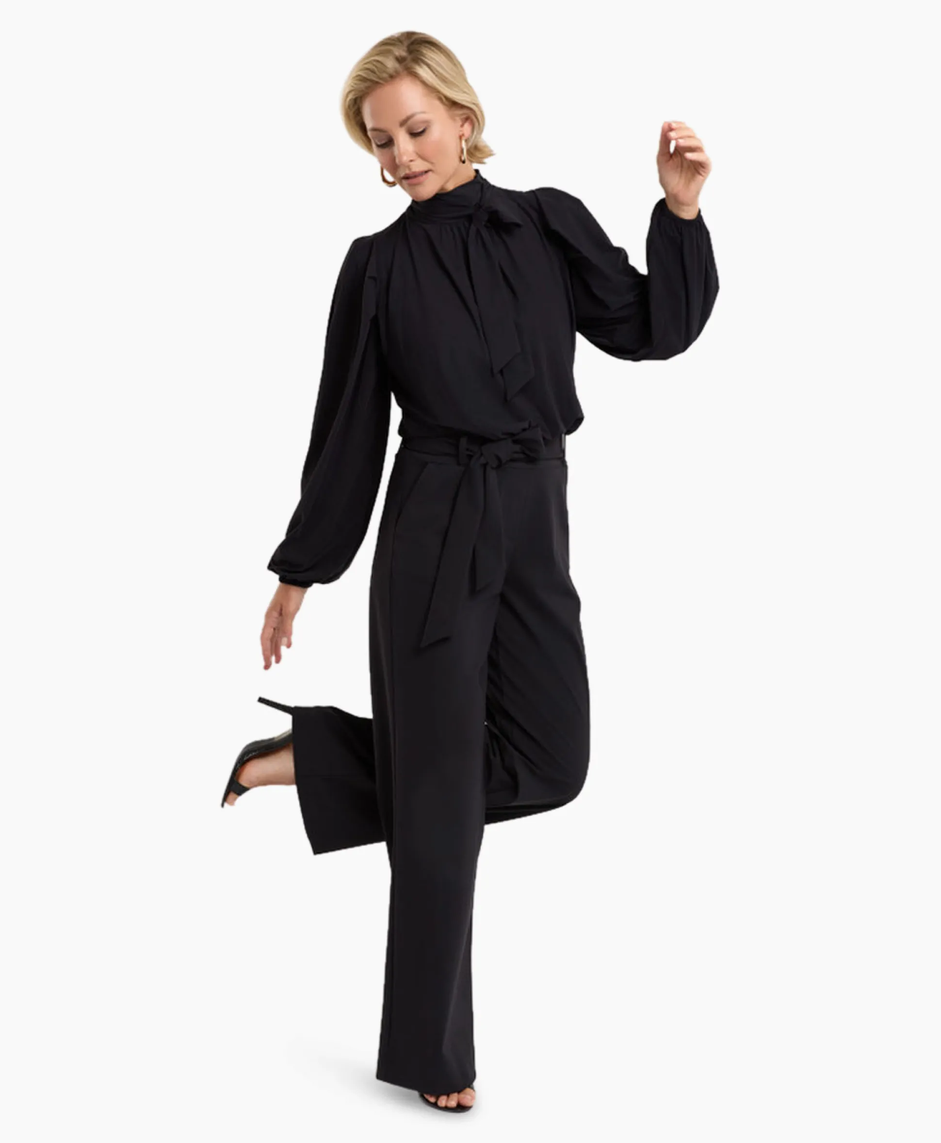 Studio Anneloes Jumpsuit Izla Zwart Dessin
