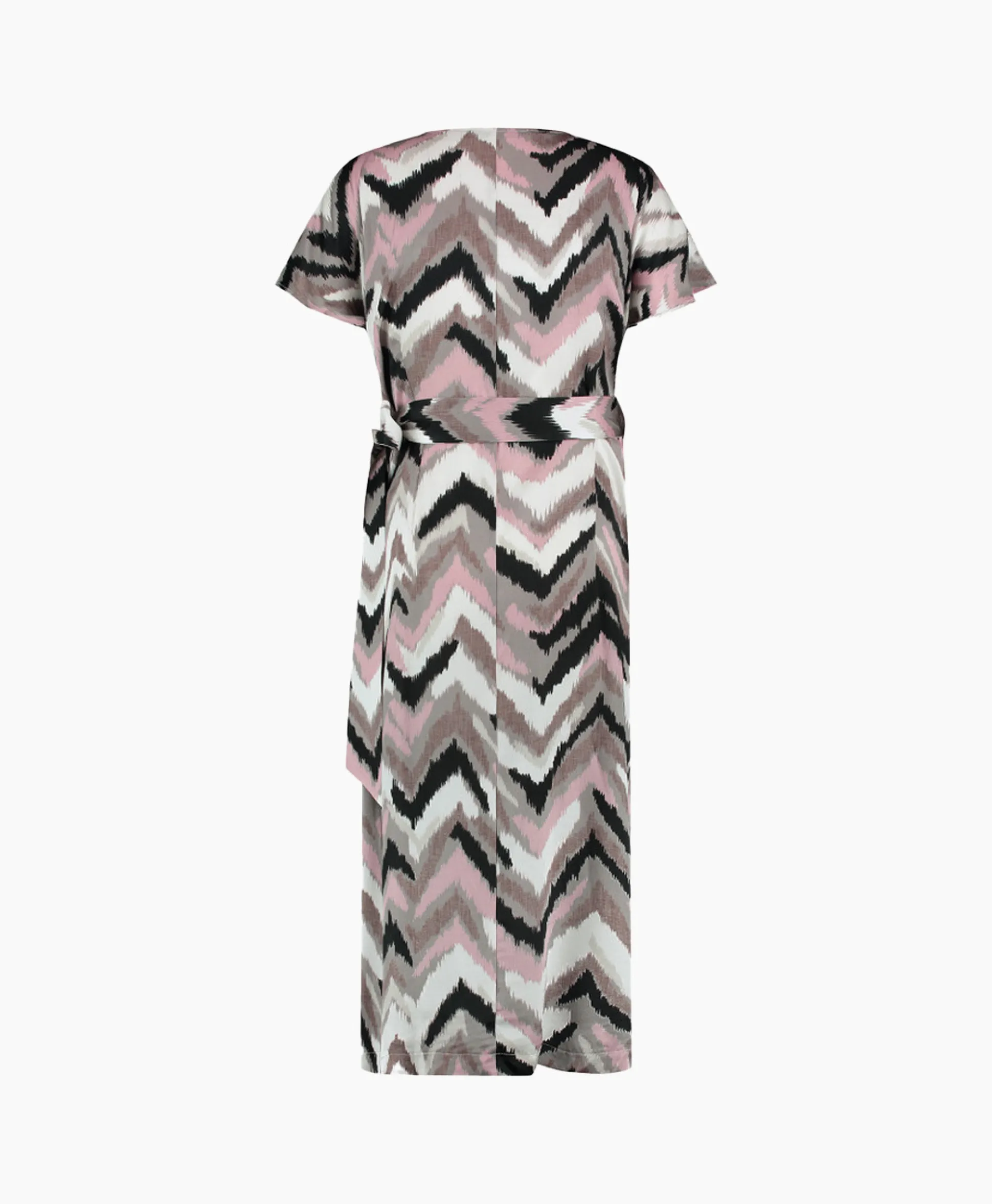 Studio Anneloes Jurk Juno Satin Wrap Dress Ecru