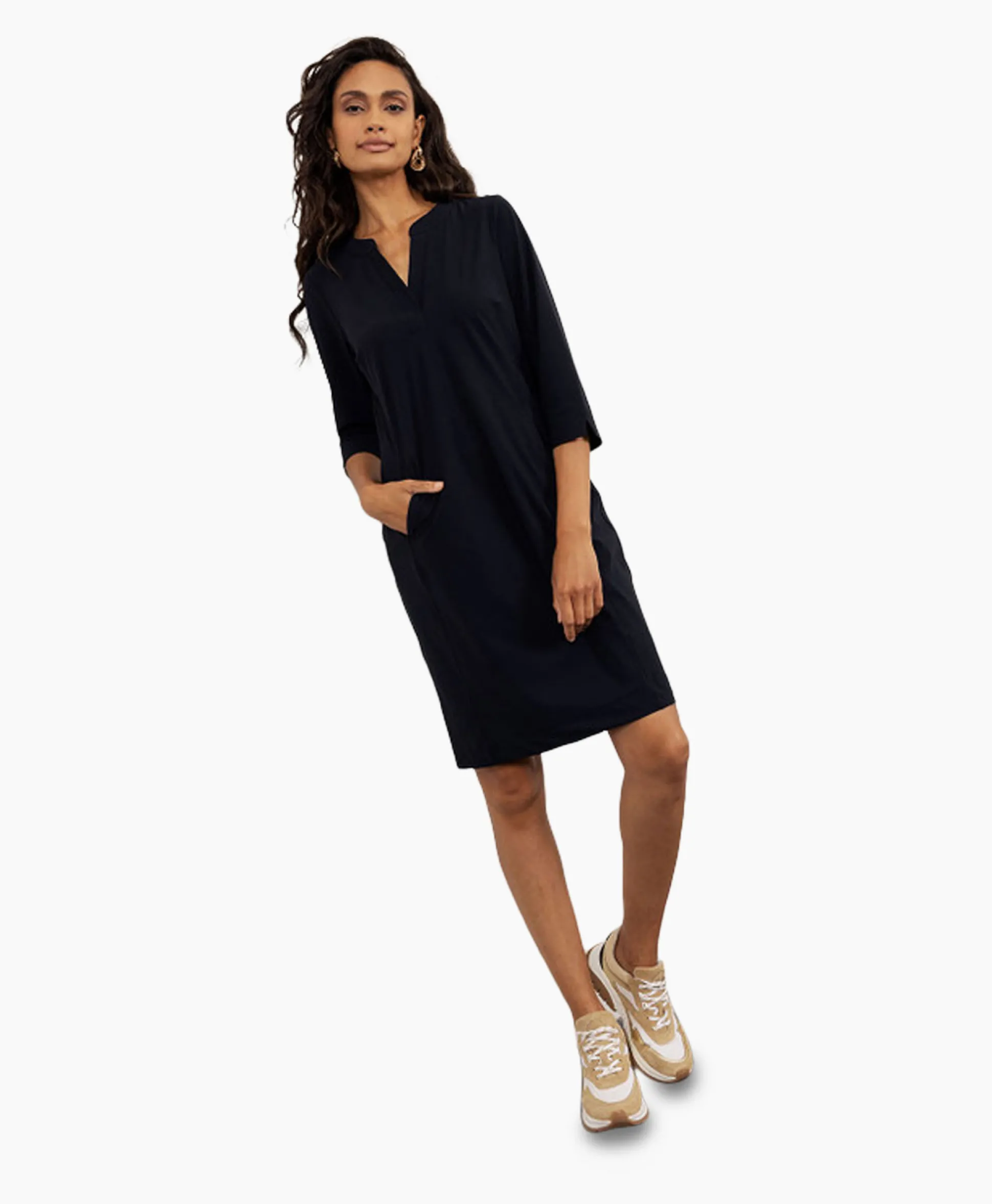 Studio Anneloes Jurk Simplicity Dress Zwart