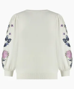 Studio Anneloes Pullover Hollie Embroidery Ecru