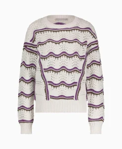 Studio Anneloes Pullover Leana Ajour Ecru