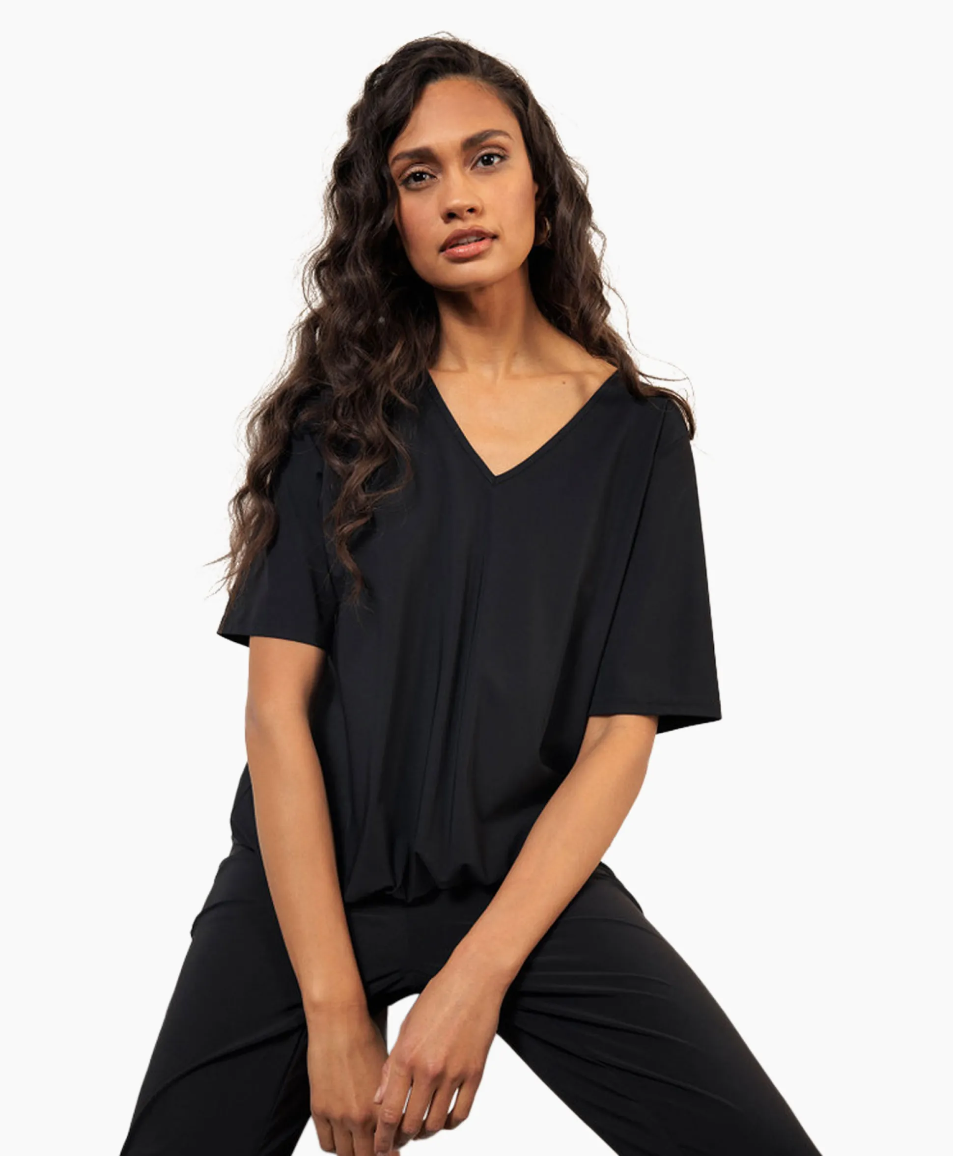 Studio Anneloes Top & T-Shirt Vicky Shirt Zwart Dessin