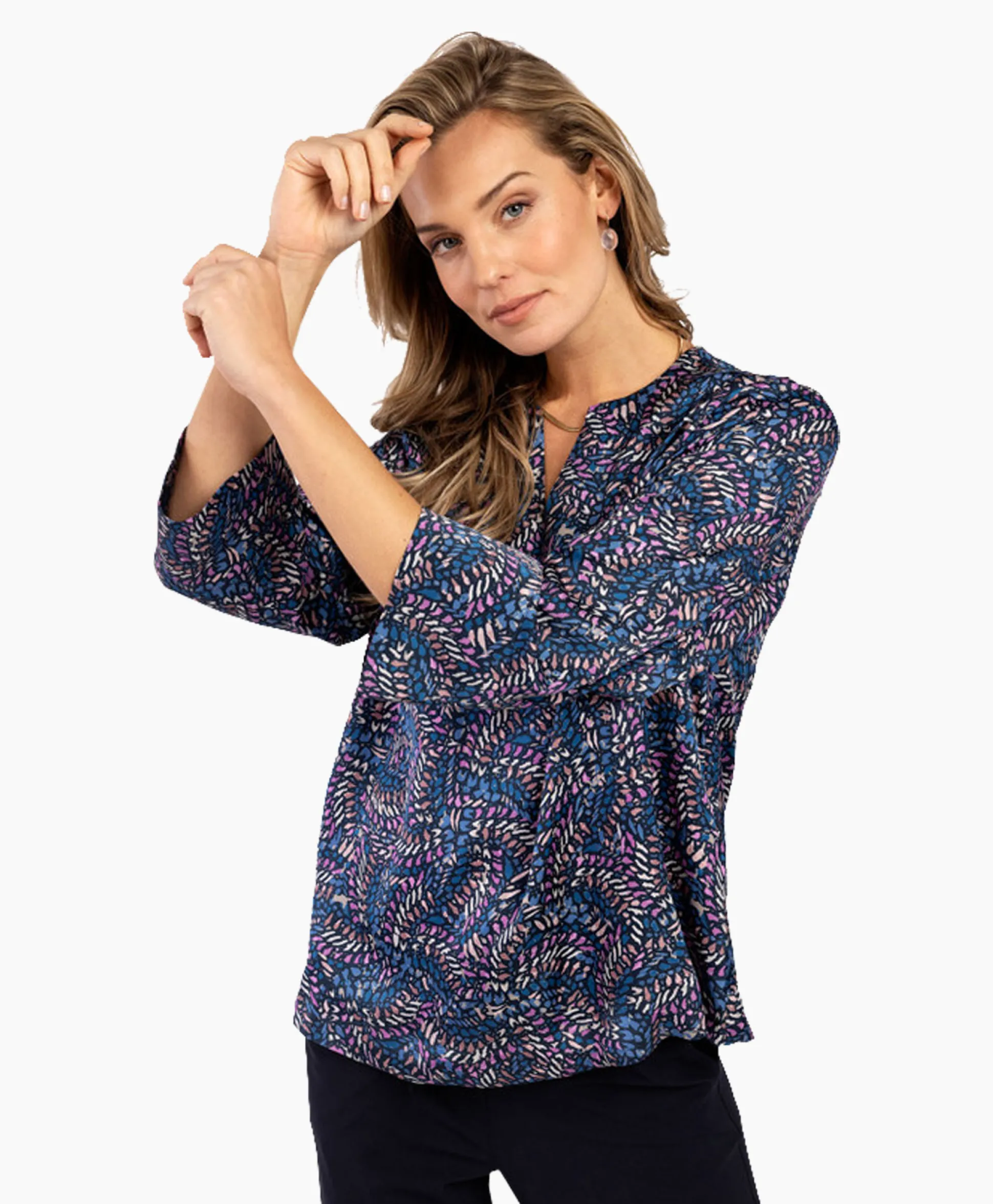 Studio Anneloes Top Arletta Satin Brench Combo L