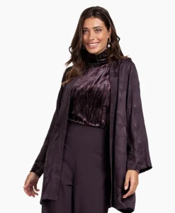 Studio Anneloes Top Avril Ls Velvet Bruin