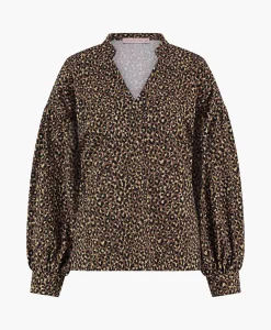 Studio Anneloes Top Julia Leopard Bruin
