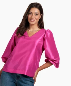 Studio Anneloes Top Laudi Taft Paars
