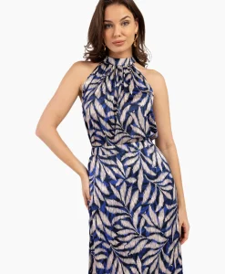 Studio Anneloes Top Sara Satin Big Flower Blauw