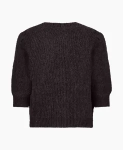 Studio Anneloes Vest Mandy Mohair Cardigan Bruin