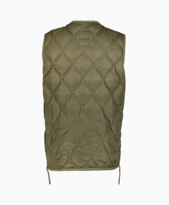 Taion Bodywarmer Military V Neck Olijf