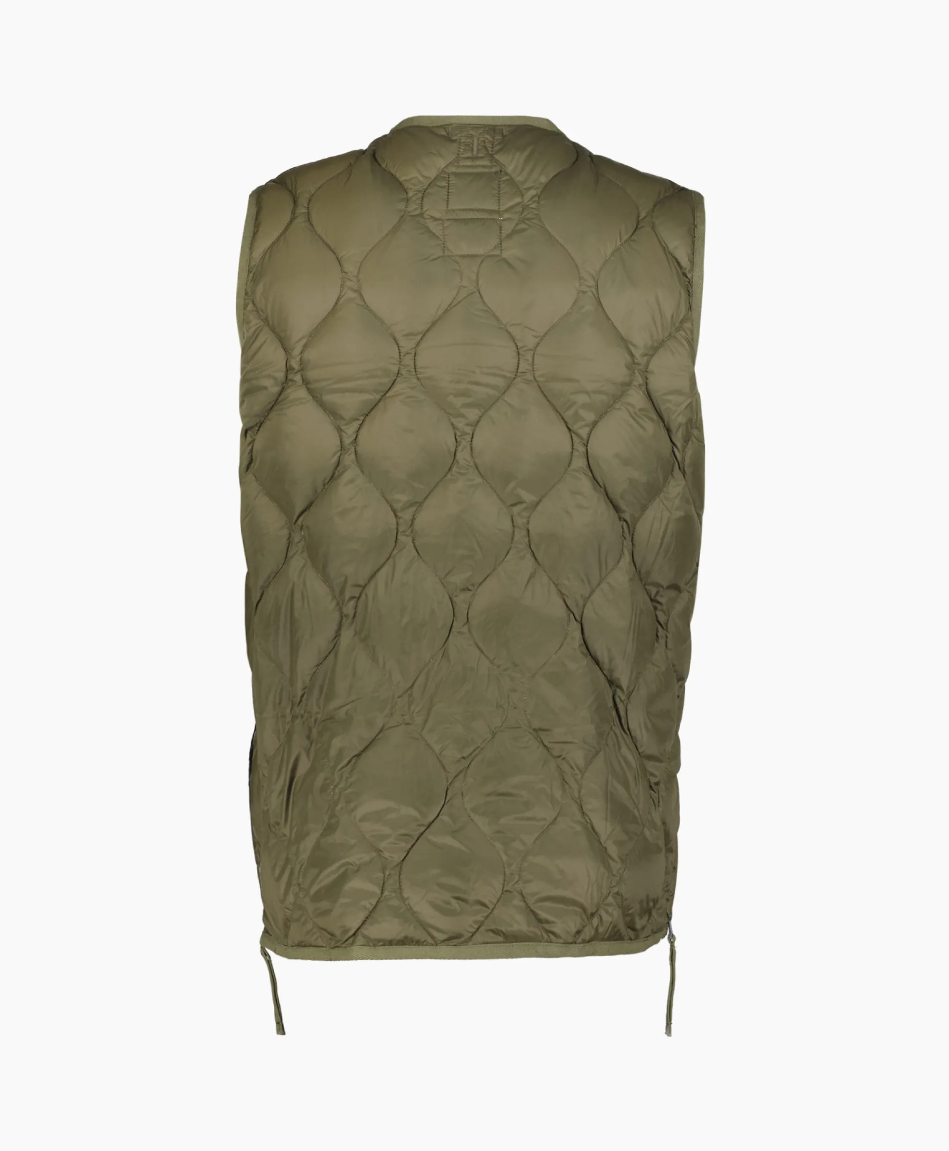 Taion Bodywarmer Military V Neck Olijf