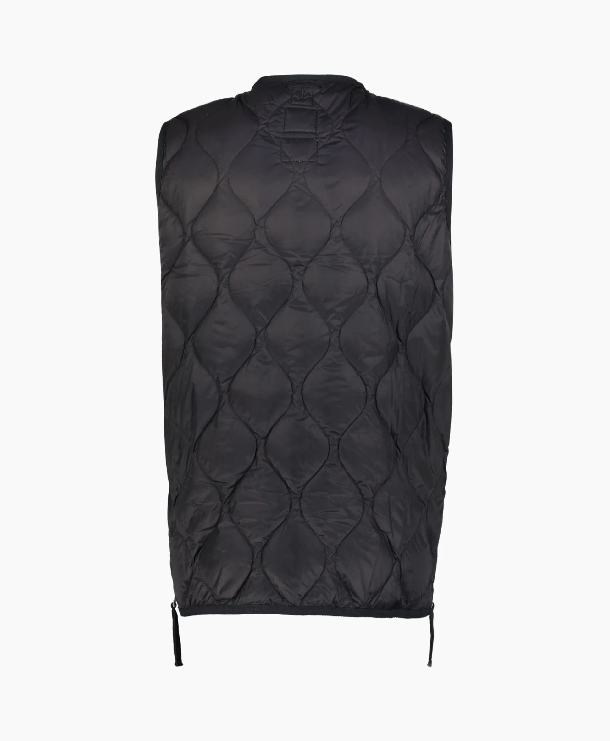 Taion Bodywarmer Military V Neck Zwart