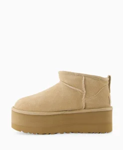 Ugg Enkellaars W Classic Ultra Mini Platform Beige