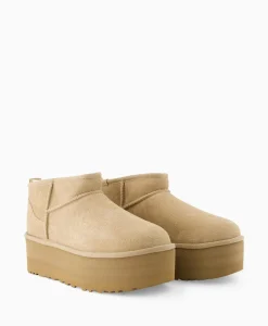 Ugg Enkellaars W Classic Ultra Mini Platform Beige