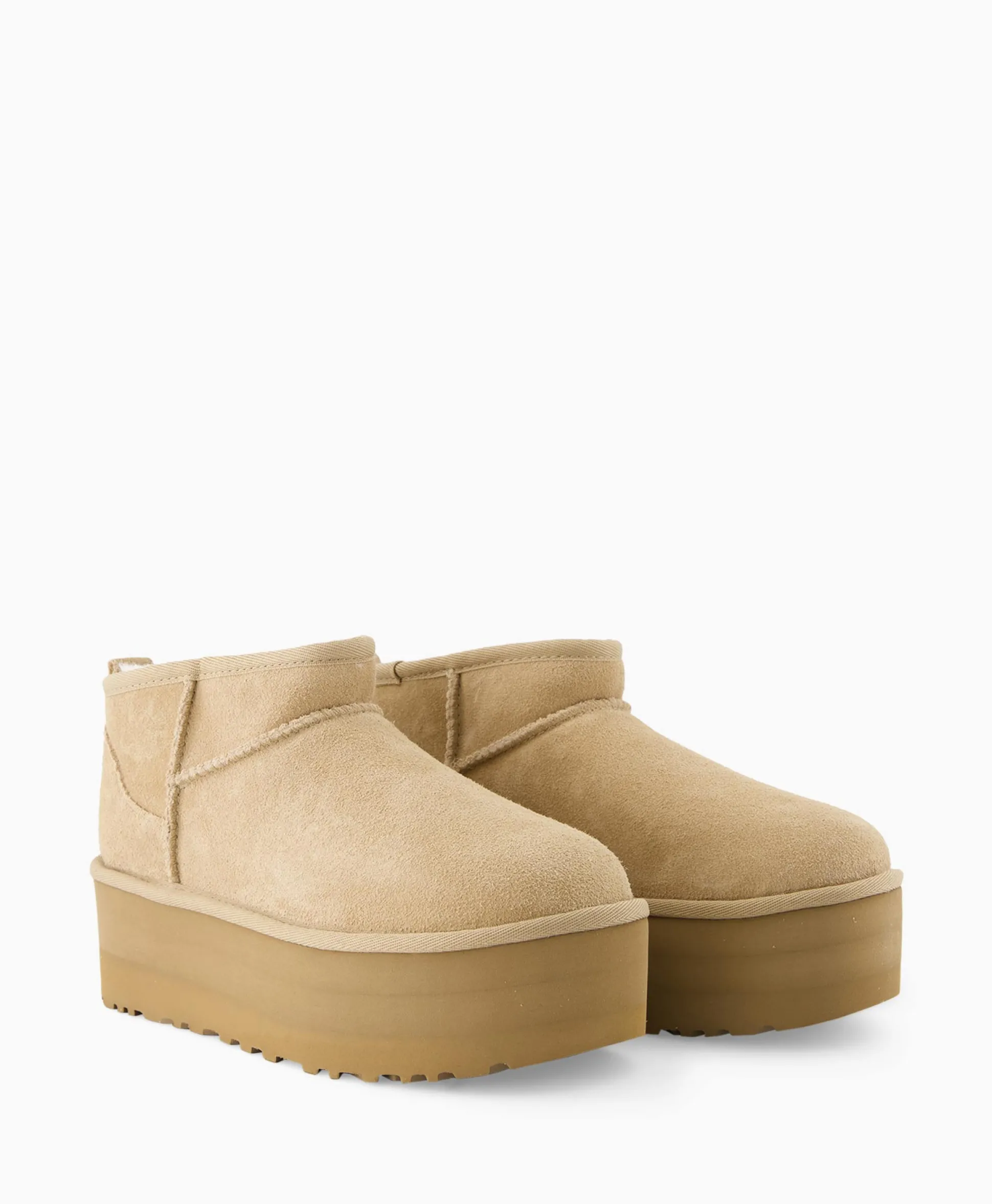 Ugg Enkellaars W Classic Ultra Mini Platform Beige