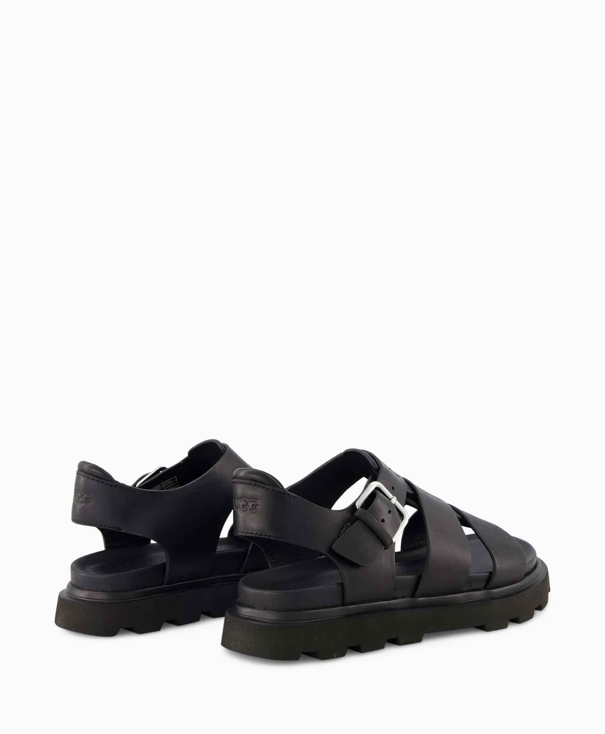Ugg Sandaal Zonder Hak Capitelle Strap Zwart