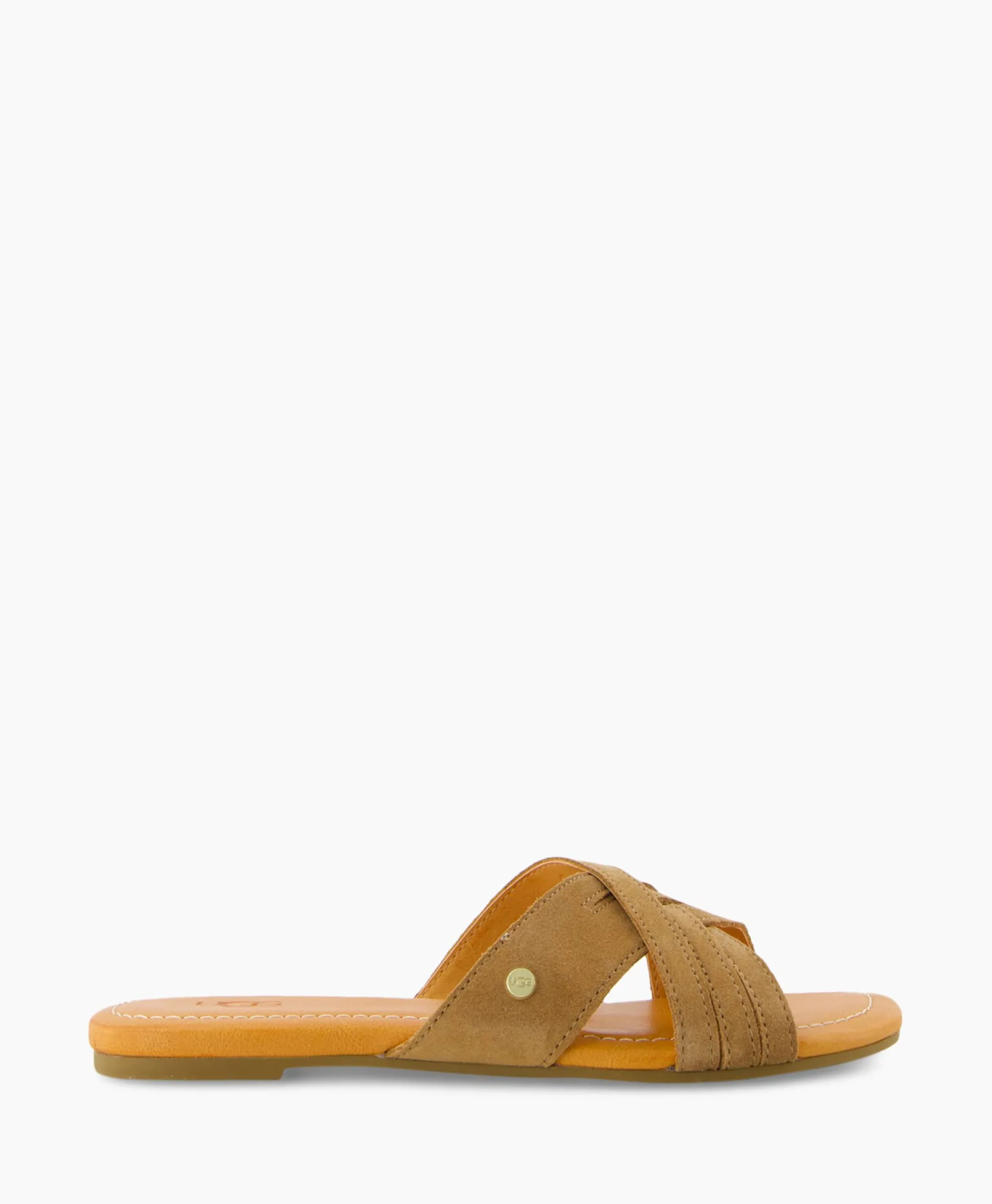 Ugg Sandaal Zonder Hak W Kenleigh Slide Bruin